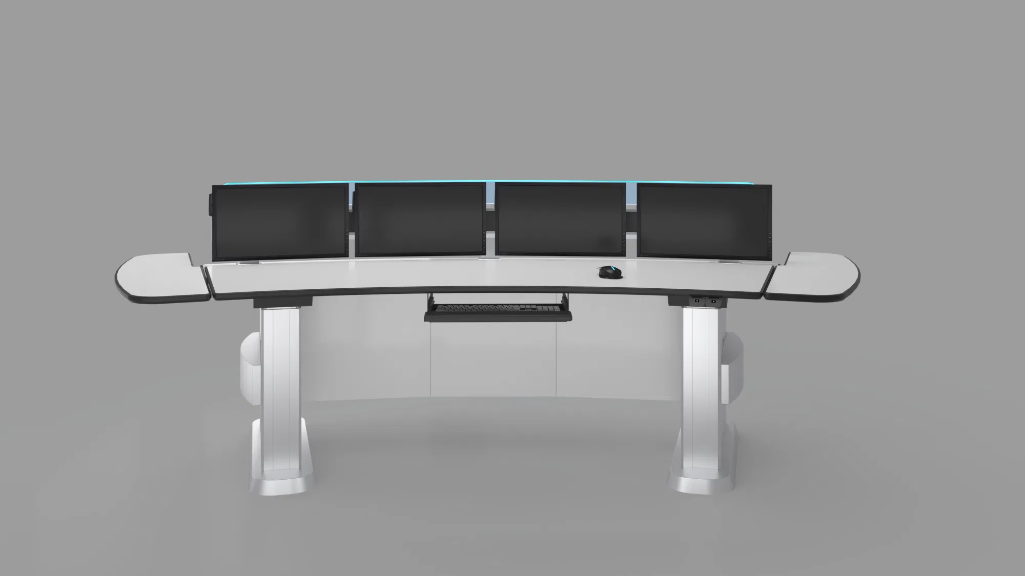 Customs Integrated Console Modern Adjustable Office Furniture Control Room Console Ergonomic Living Room Furniture
