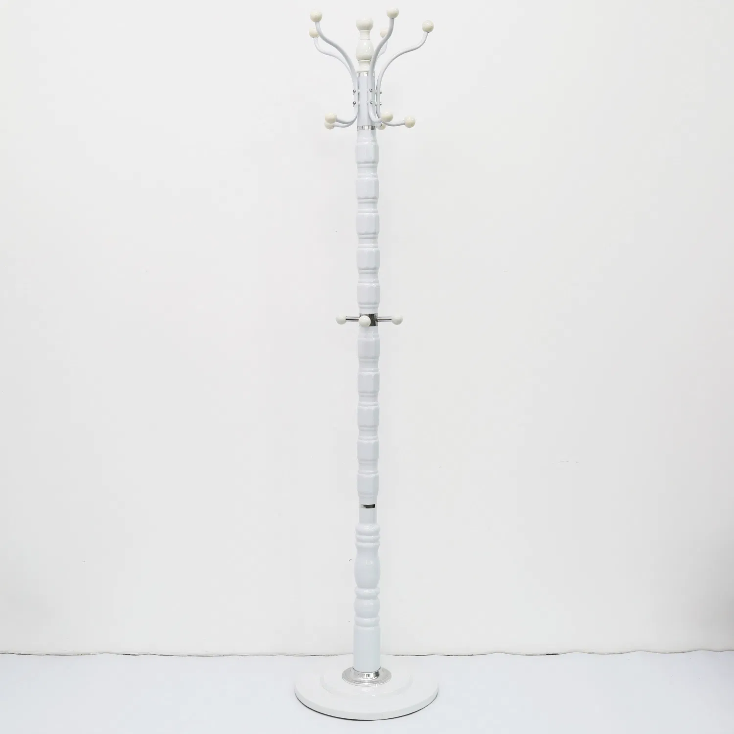 Modern Metal Coat Rack, Hall Coat Tree with Hooks for Coats, Hats, Bags, Purses, for Entryway, Hallway, Rlack, Bedroom, Office, with Stable