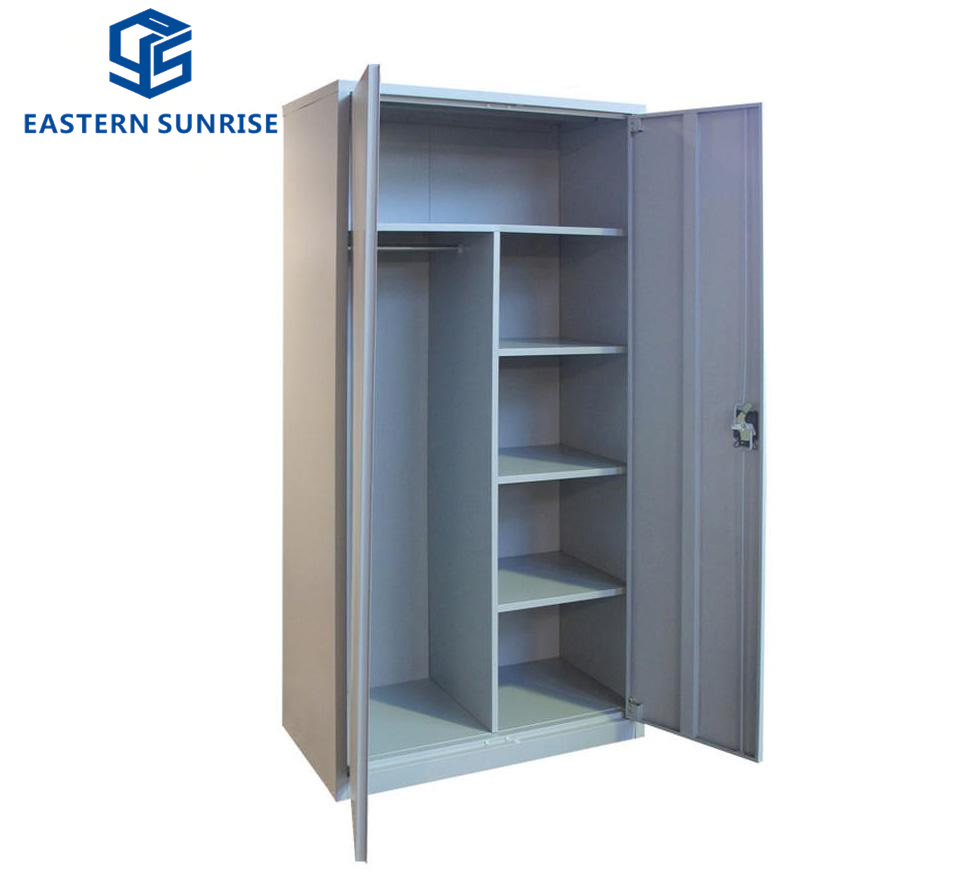 Metal Steel Cupboard Wardrobe Closet Cabinet Office Furniture for Home and School