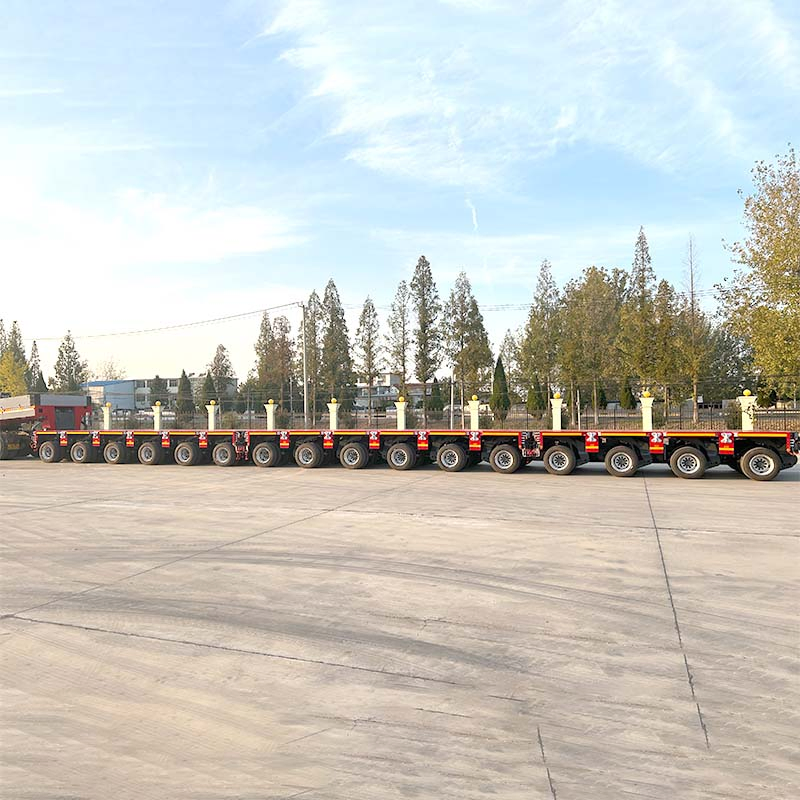 Hydraulic Modular Trailer Multi Axle Semi Trailer for Heavy Transport (Goldhofer Alternative)