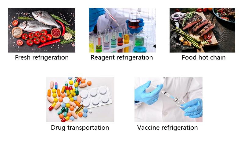 Reusable Temperature Controlled Shippers Pharmaceuticals Samples Cold Chain Refrigerated Transport Boxes Blood Vaccines 2º C~-8º C