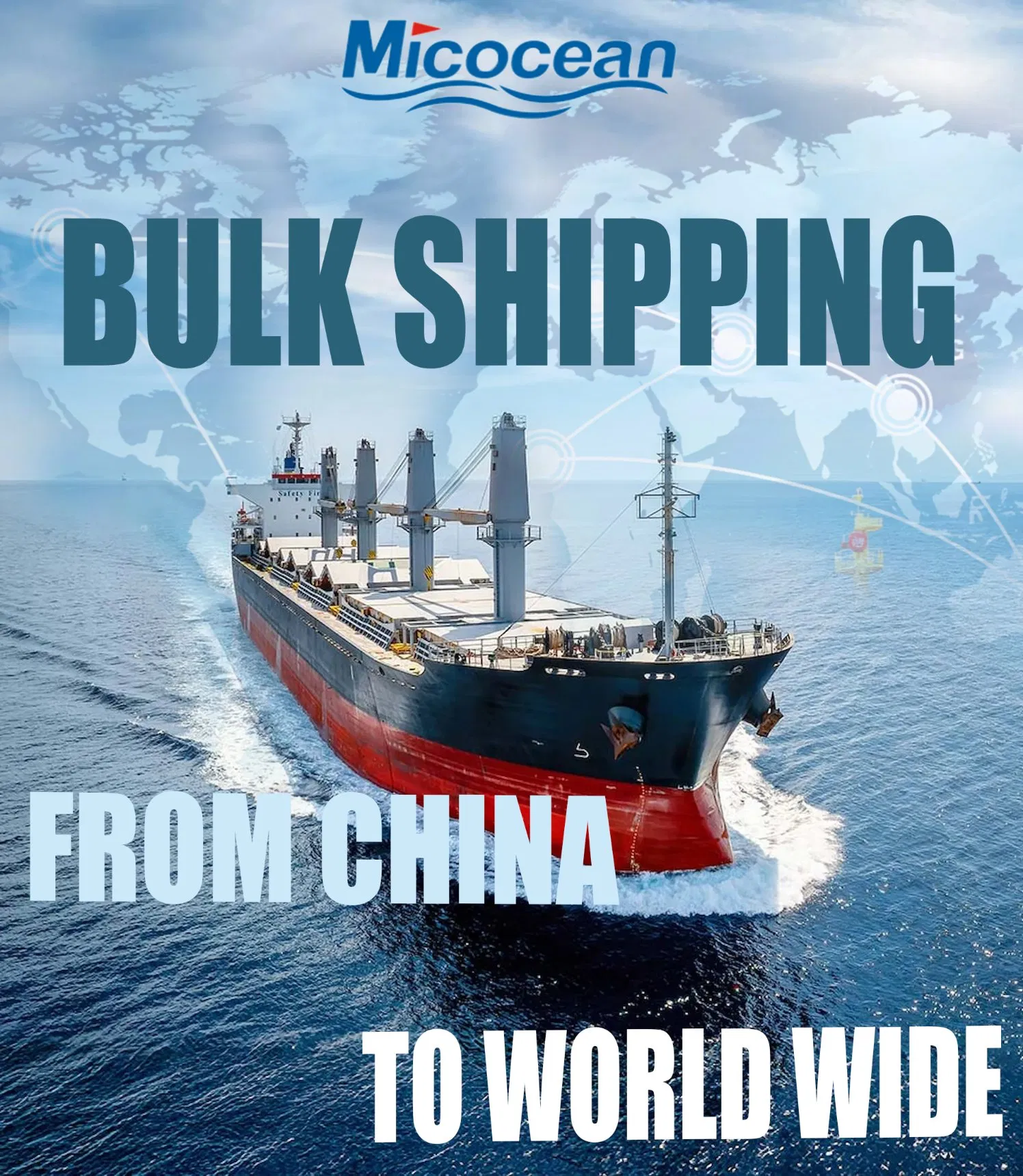 Bulk Shipping / Roro Shipping Freight Forwarder From China to The Middle East/Africa/Asia / Europe/South America etc.