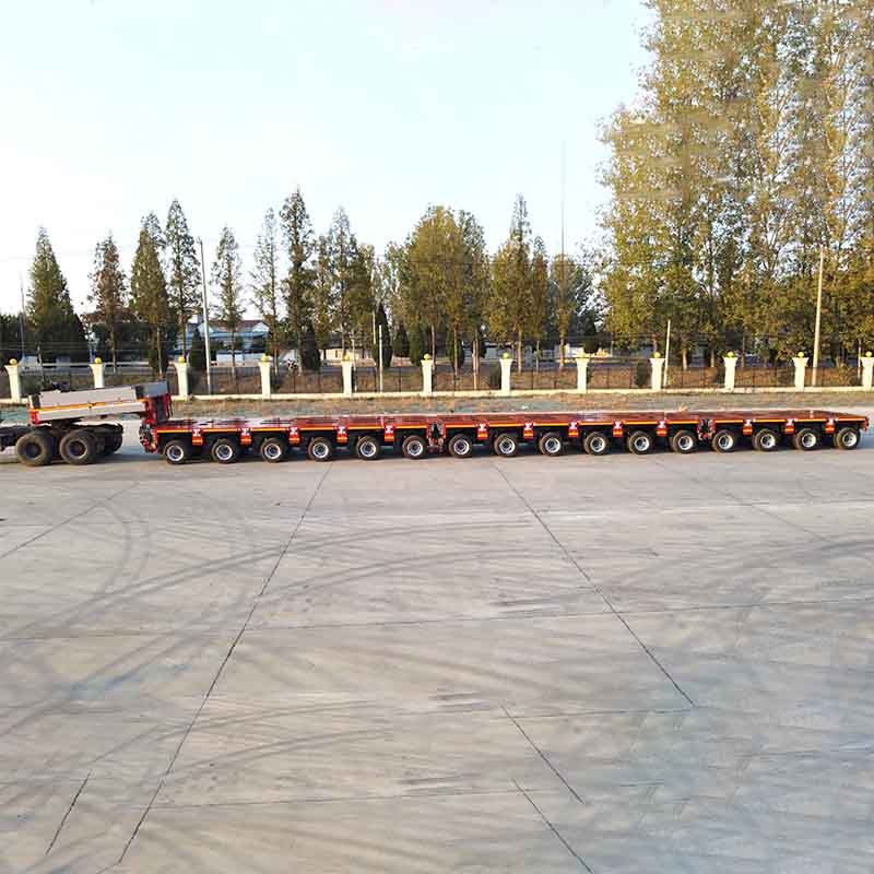 Hydraulic Modular Trailer Multi Axle Semi Trailer for Heavy Transport (Goldhofer Alternative)