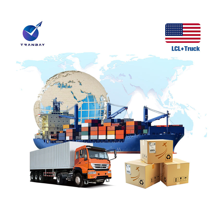International LCL Truck Door to Door DDP Sea Freight Forwarding with China Shipping Agent to USA