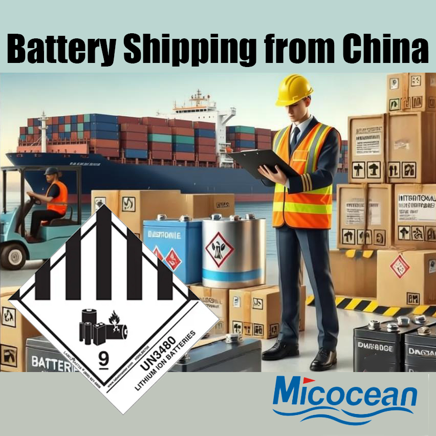 Dg Cargo Battery Shipping Agent From China to Worldwide DDP Door-to-Door Service Class 9