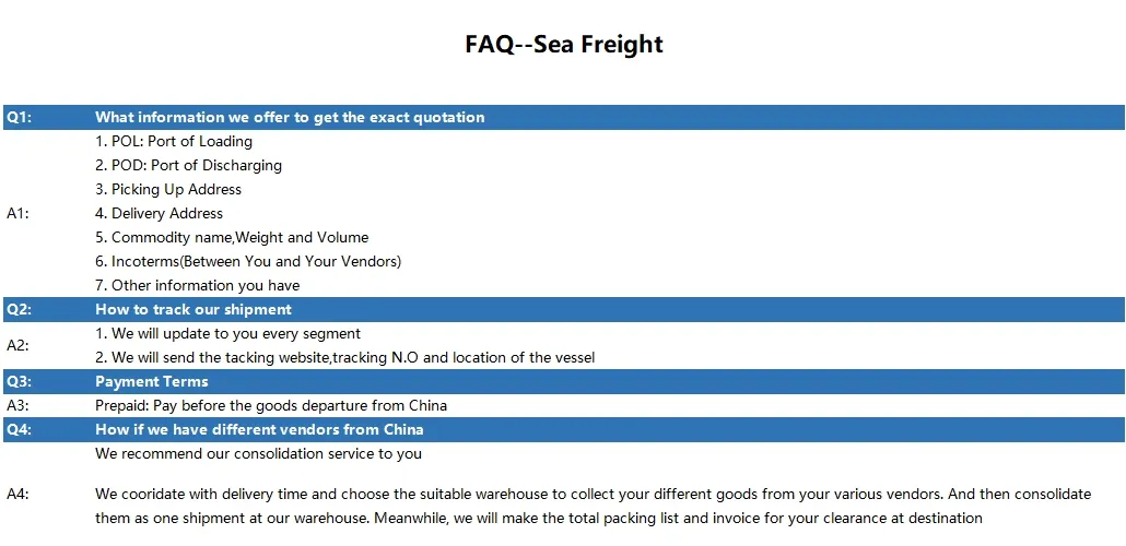 FAQ info 1