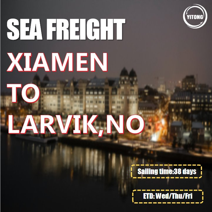 Ocean Freight Shipping Container Forwarder Shipping Agent Wholesale Cargo Ship for Sale Freight Transport From Qingdao to Larvik Norway