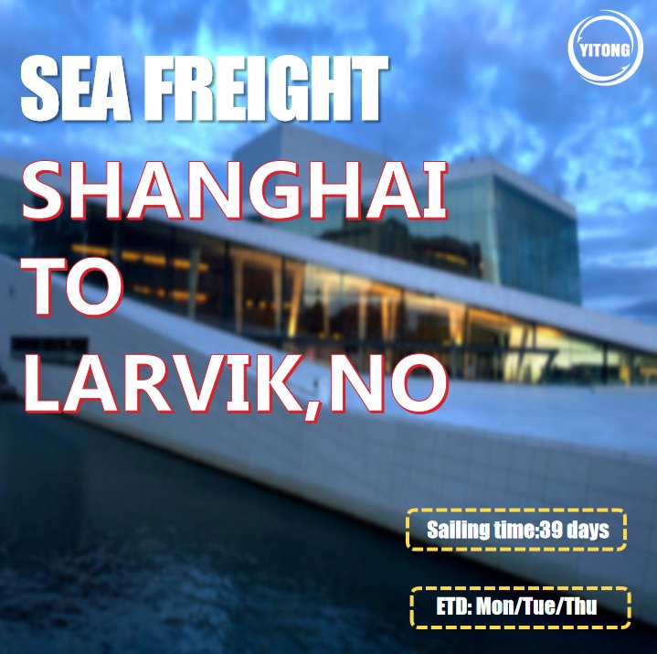 Ocean Freight Shipping Container Forwarder Shipping Agent Wholesale Cargo Ship for Sale Freight Transport From Qingdao to Larvik Norway