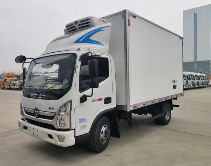 Refrigerated Truck Side View