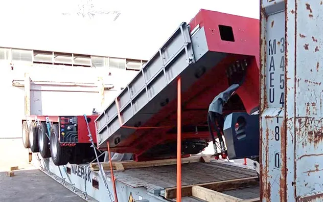 Flat rack container
