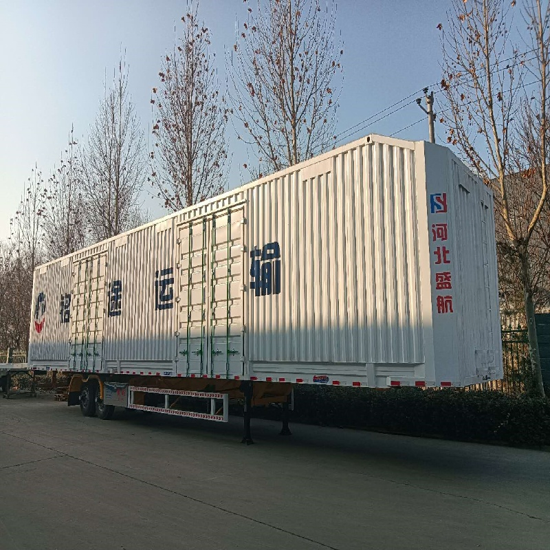 Refrigerated Van Semi Trailer for Cold Chain Cargo Transport Tags: Refrigerated Van Trailer, Cold Chain Transport, Frozen Cargo, Temperature Controlled Traile