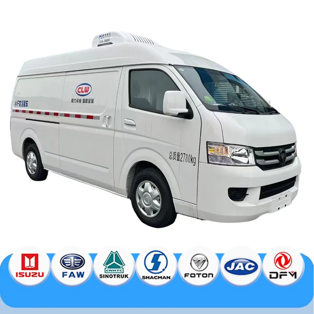Foton 4.2m Temperature-Controlled Box-Type Refrigerated Truck Is a Dedicated Transport Vehicle for Medical Cold Chain Refrigerator Van Truck