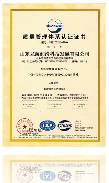 Longhai ISO 14001 environmental management certification