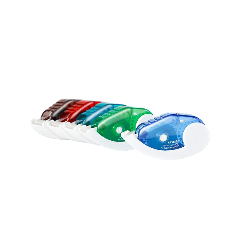 LPS ODM & OEM W203 Glue Tape 6mm*8m Unique Design Dot Glue School & Office Supplies