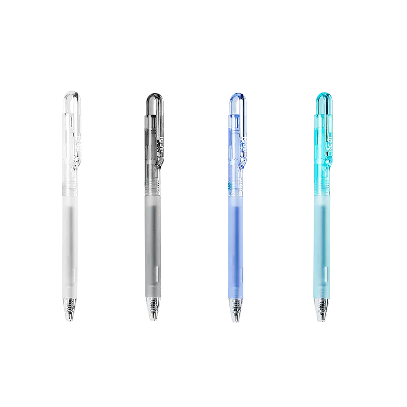 LPS ODM & OEM R-802 Gel Pen 0.5mm Lockable Pen Clip