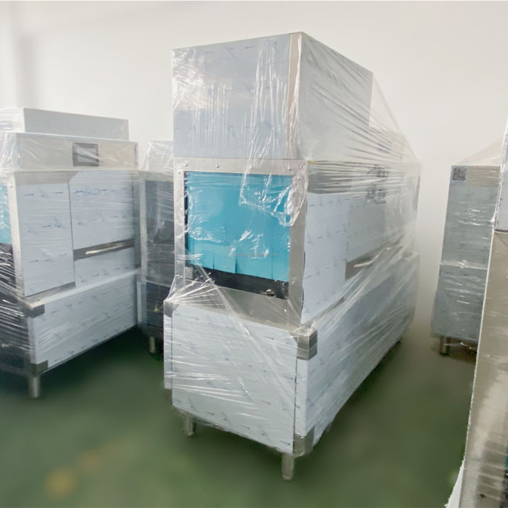 Automatic Drying Conveyor Lavavajillas Belt Dishwasher Large Commercial Industrial Dishwashing Machine Canteen Hotels Stainless