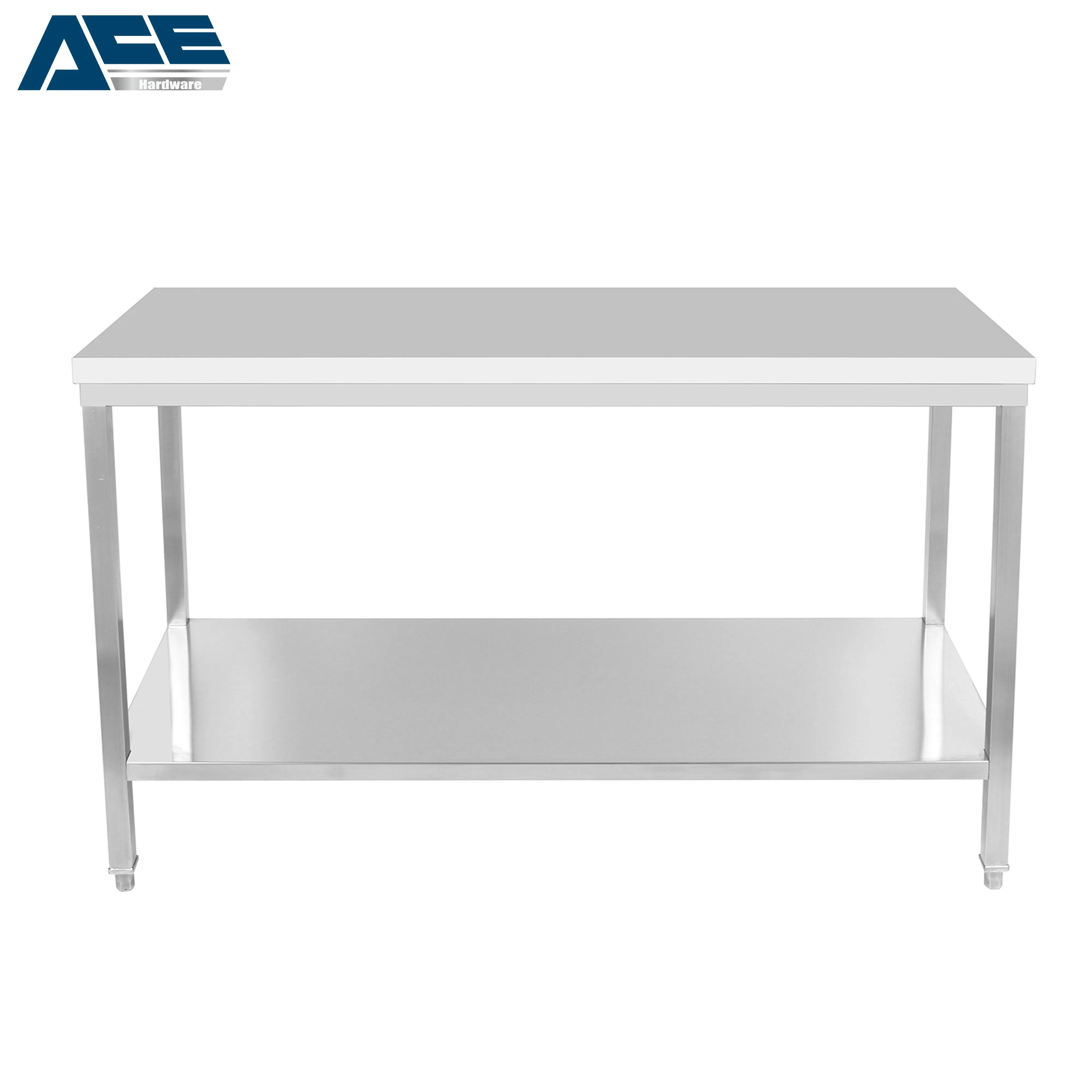 Commercial Kitchen Stainless Steel Work Table Multi-Models Food Prep Bench
