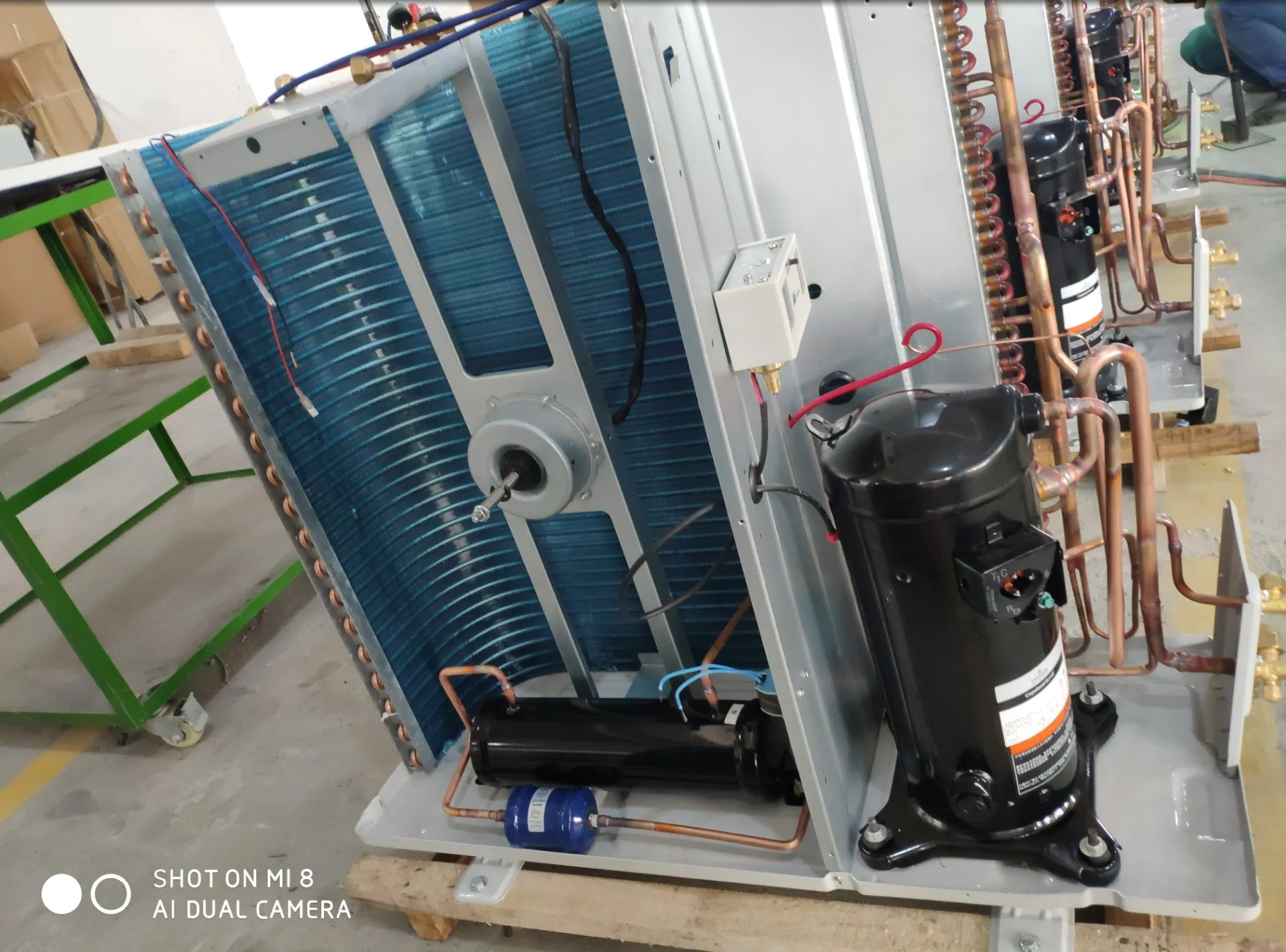 Air-Cooled Freezer Unit Automatic Condenser Refrigeration Compressor Condensing Unit for Restaurant Cold Rooms