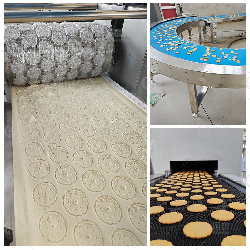 Biscuit Manufacturing Process Biscuit Baking Optimization Machine Biscuit Dough Processing Equipment