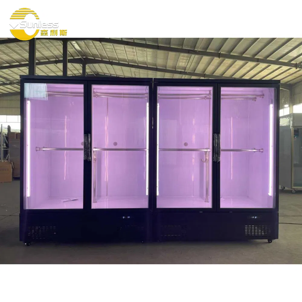 Hanging Fridge Fresh Meat Cabinet Meat Chiller Showcase Refrigerator Display Freezer Cases Shop Counter