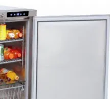 Commercial Small Upright Type Digital Control 121L Counter Chiller Freezer