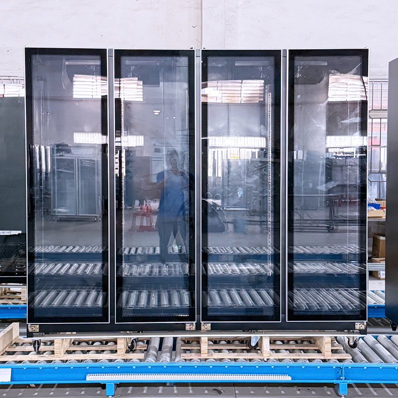 Professional Commercial Countertop Freezer Display Vertical Chiller Vertical Display Freezer