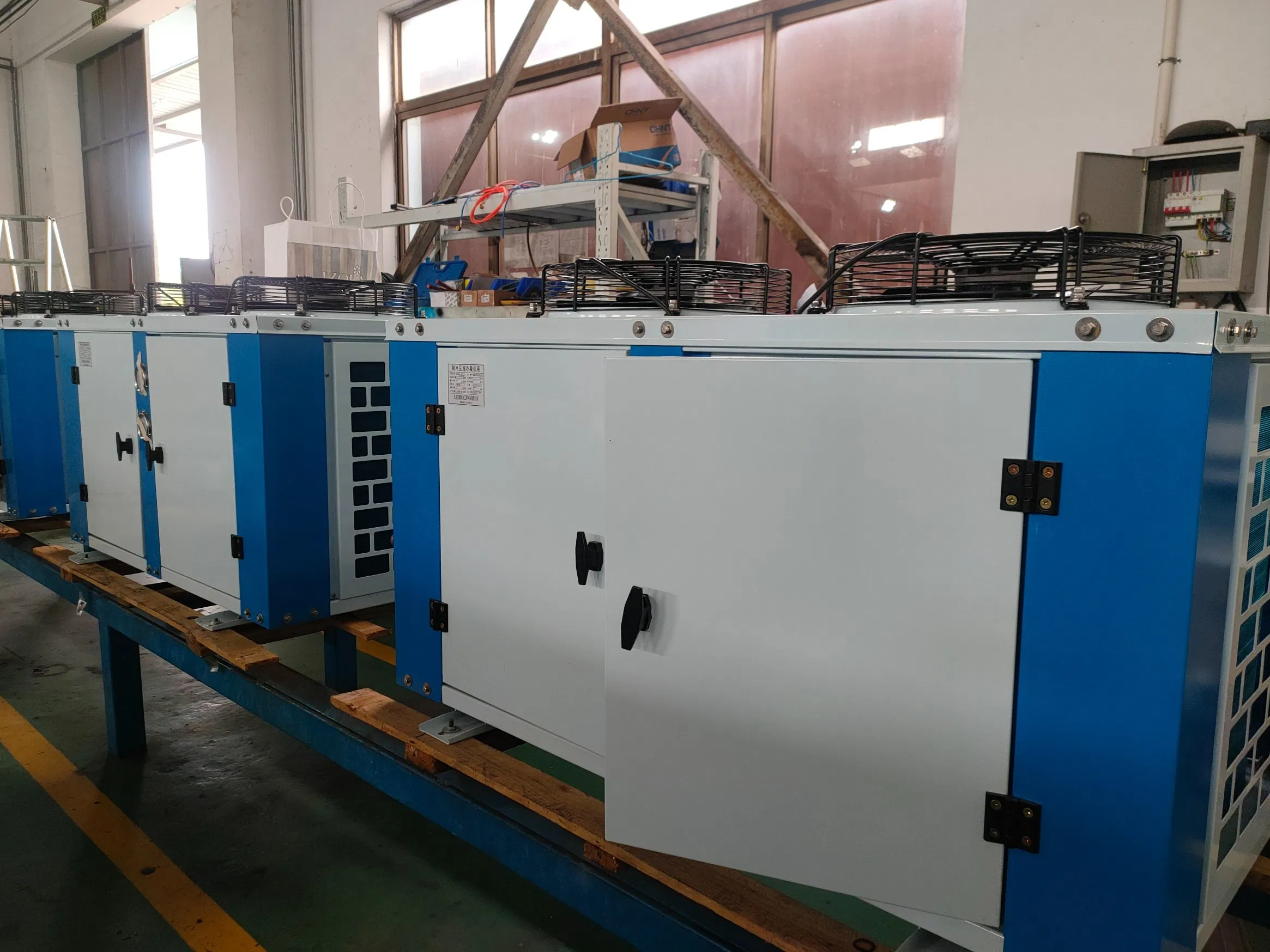 Cold Room Storage Condensing Unit with Screw Compressor for Fruit Blast Freezer