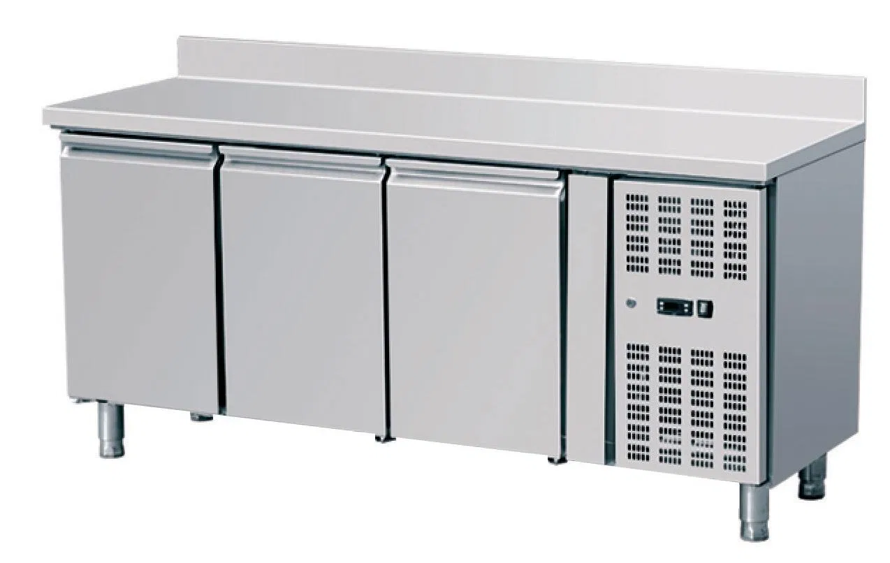 Yunlei-Stainless Steel Table Chiller Freezer Table Sink Customized Bar Counter