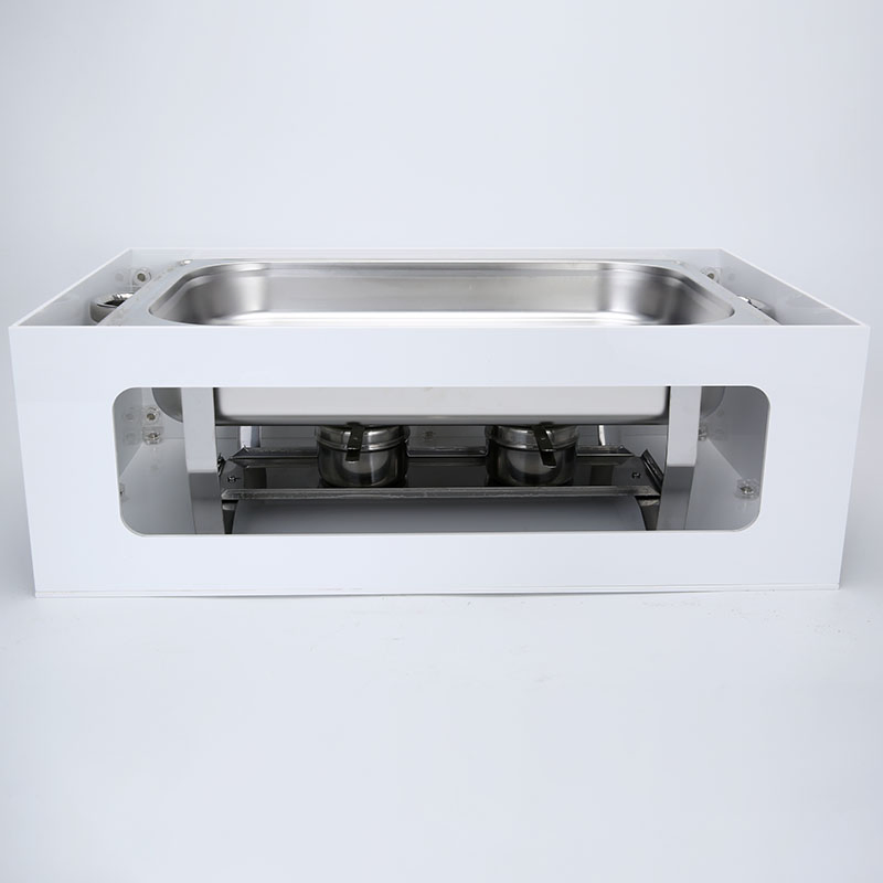 Chafing Dish Guard White Acrylic Food Warmer Stand Cover