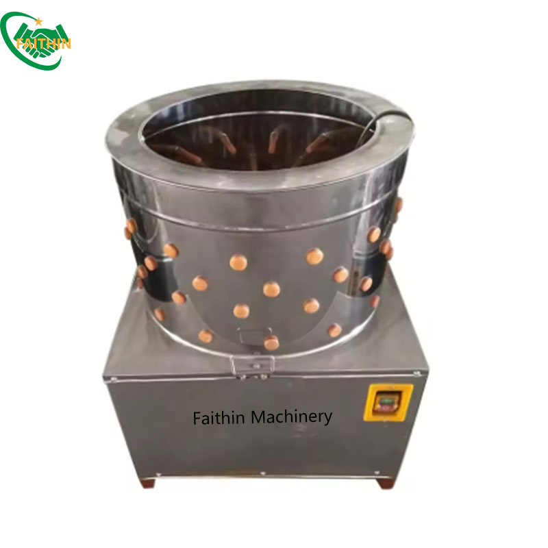 Poultry Plucking Machine Easy to Operate Farm Use Slaughter Equipment Chicken Duck Feather Remover Rubber