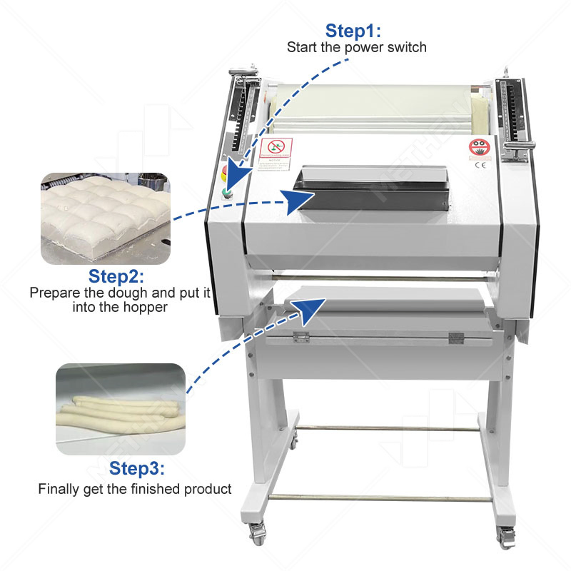 French Baguette Bread Moulder Electrical Wand Bakery Production Line Price Equipment for Sale