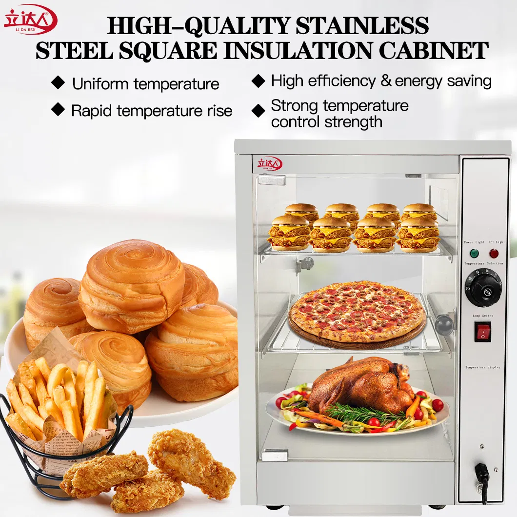 Glass Countertop Food Showcase Display View 1