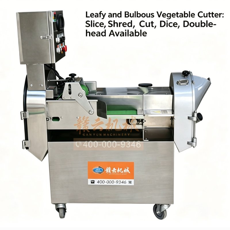 Stainless Steel Commercial Vegetable Preparation Machine for Catering &amp; Food Processing