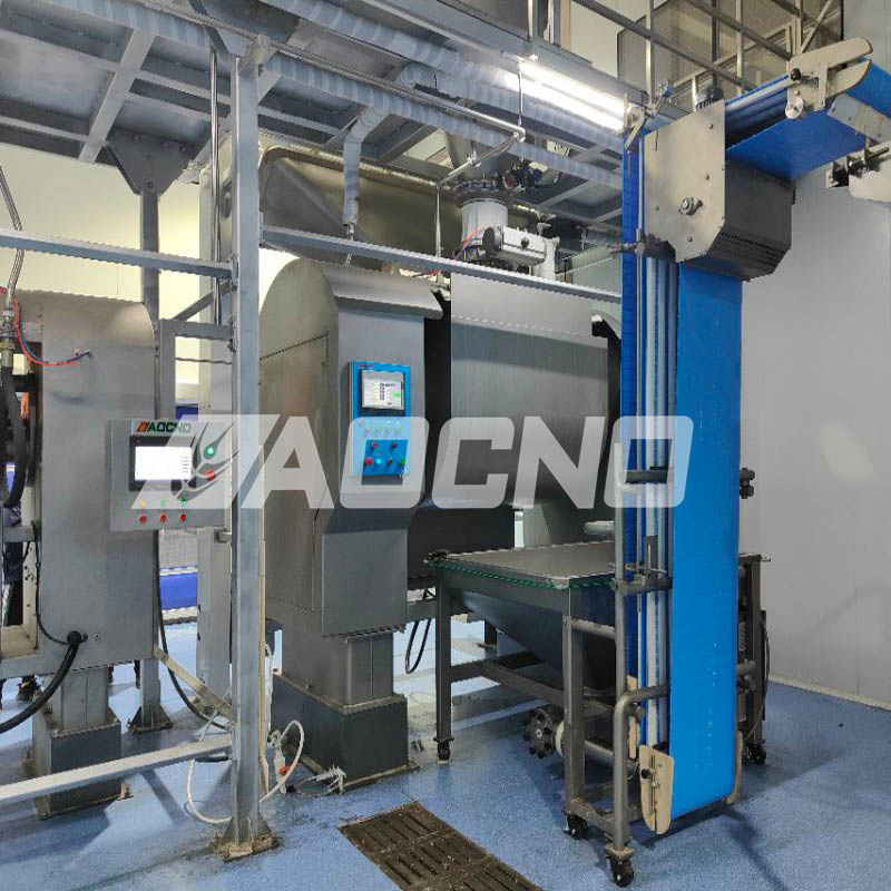 Industrial High Capacity 1000L Direct Drive Horizontal Dough Mixer Bakery Processing Prodcution Line Equipment