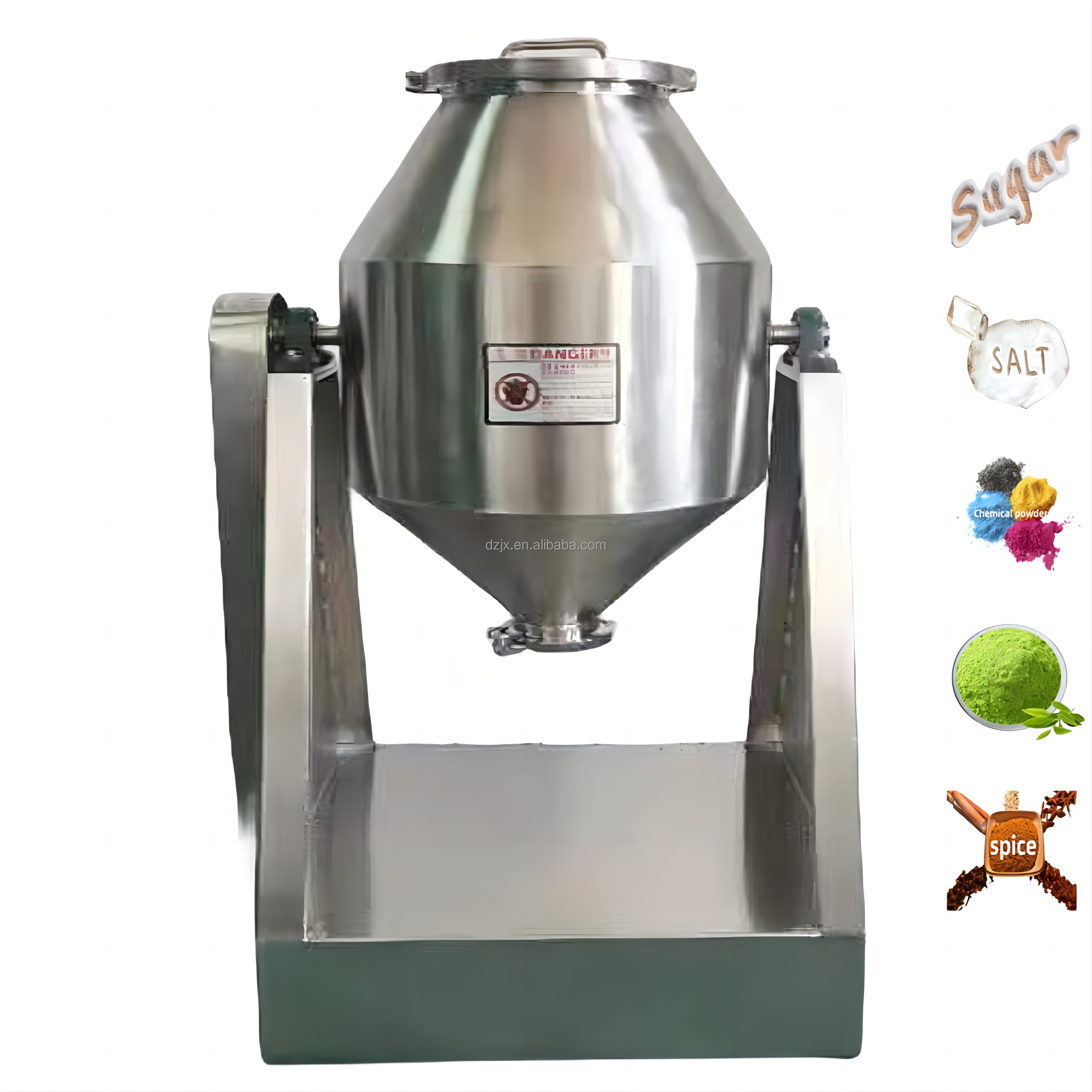 DZJX Double Cone Mixer Side