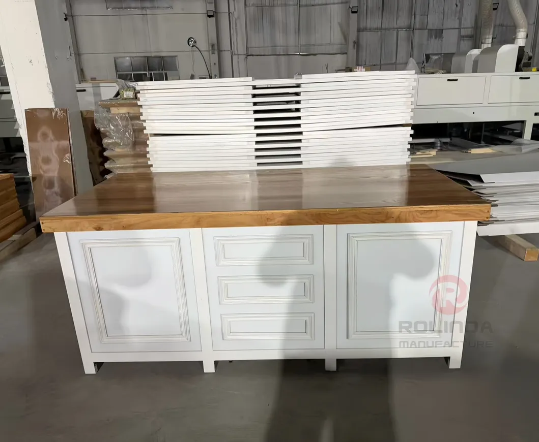 Professional Heavy Duty Wooden Buffet Table with Storage Shelves for Hotel Catering and Restaurant Banquet Displays