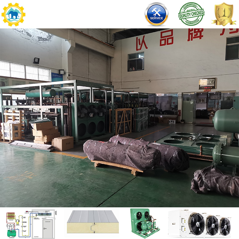 10 Ton Emerson Compressor Condensing Unit Air-Cooled Refrigeration Unit for Cold Room Blast Freezer Restaurants