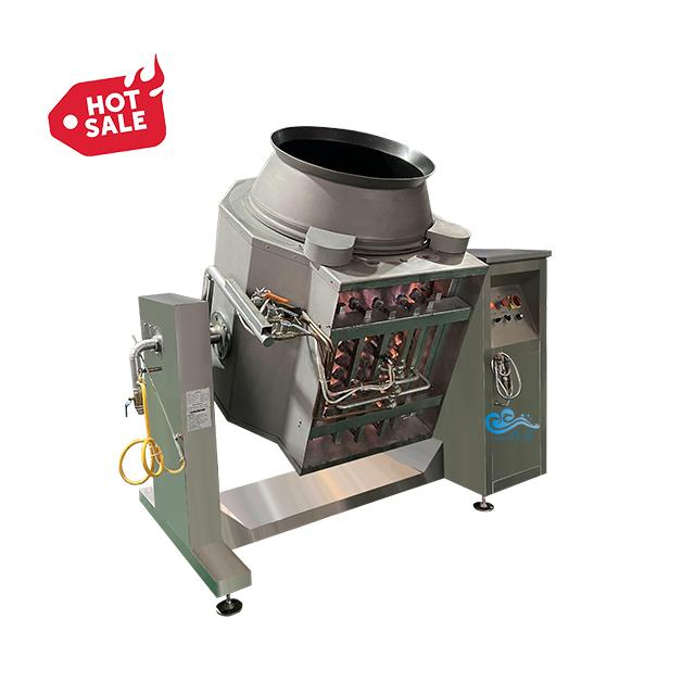 Gas Heating Cooking Machine Robot Automatic Hotel Cooking Pot with Mixer