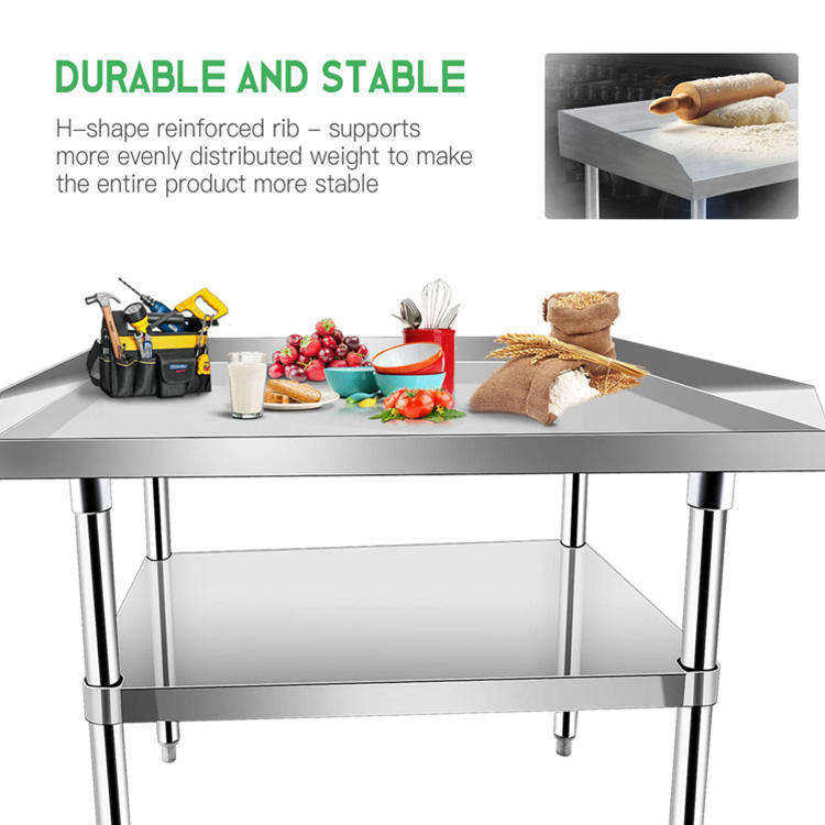 Hotel And Catering Kitchen Equipment Commercial Kitchen Stainless Steel Work Table