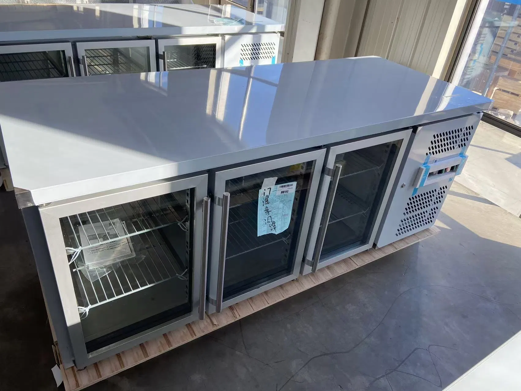 High Quality Stainless Steel Work Table Refrigerator Counter Chiller Freezer