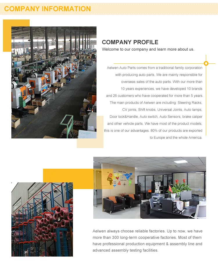 Car Power Steering Rack Auto Steering Gear Manufacturing Profile