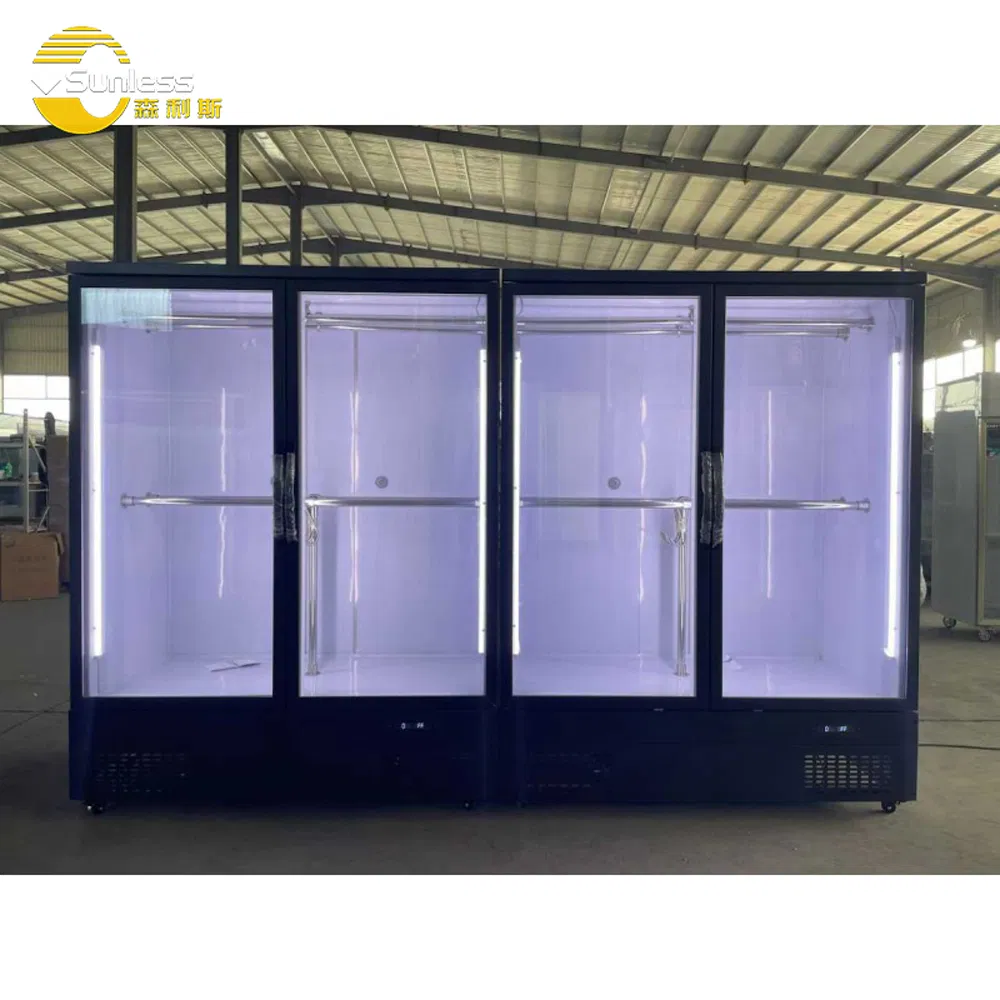 Hanging Fridge Fresh Meat Cabinet Meat Chiller Showcase Refrigerator Display Freezer Cases Shop Counter