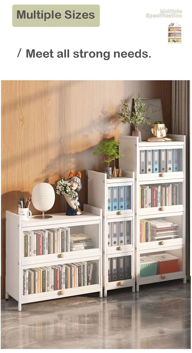 Carbon Light Storage Cabinet, Kitchen Organizer for Plates, Bowls, Pots