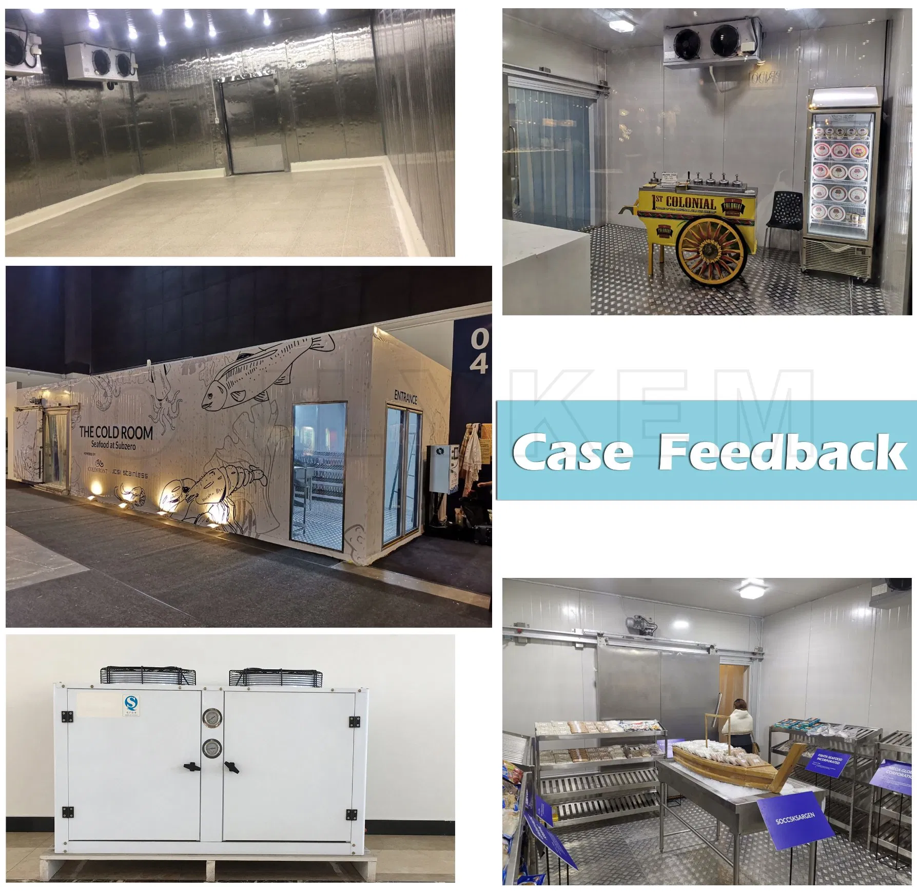 Restaurant Modular Cold Freezer Room Walk in Cold Room with Monoblock Unit