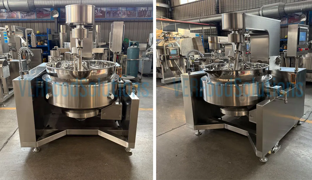 Heavy-Duty Mango Jam/ Cheese Sauce Planetary Cooking Mixer Boiler Machine with CE