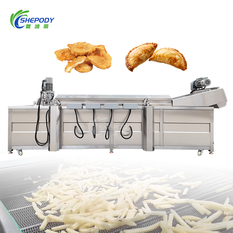 Shepody Industrial Continuous Frying Machine Plantain Chips Groundnut Continuous Fryer Machine Chicken Frying Machine