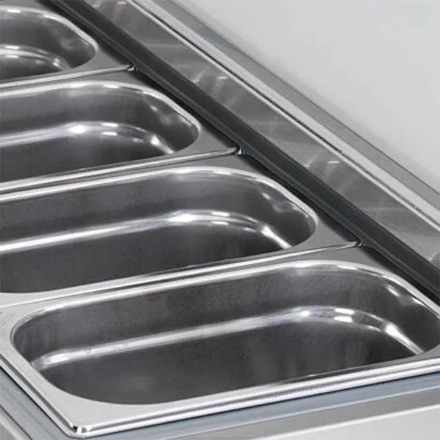 Refrigerated Pizza Sandwich Prep Salad Bar Refrigerator