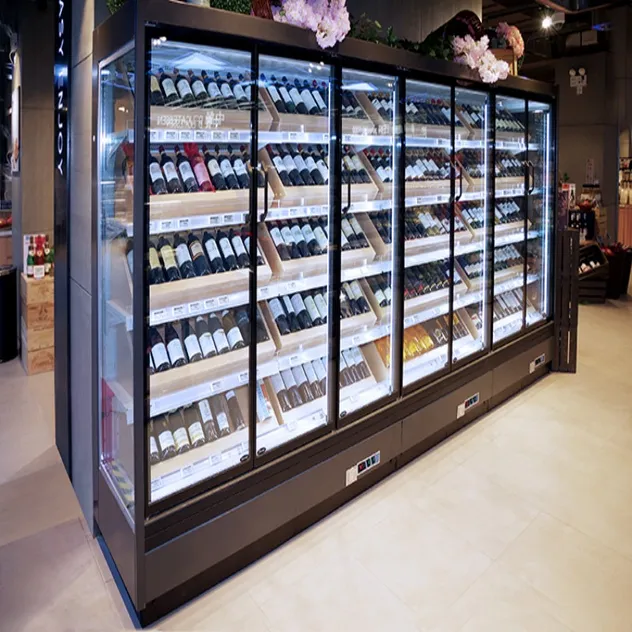 Vegetable Chiller Fruit Refrigerated Counter/Half Tall Refrigerator and Freezer
