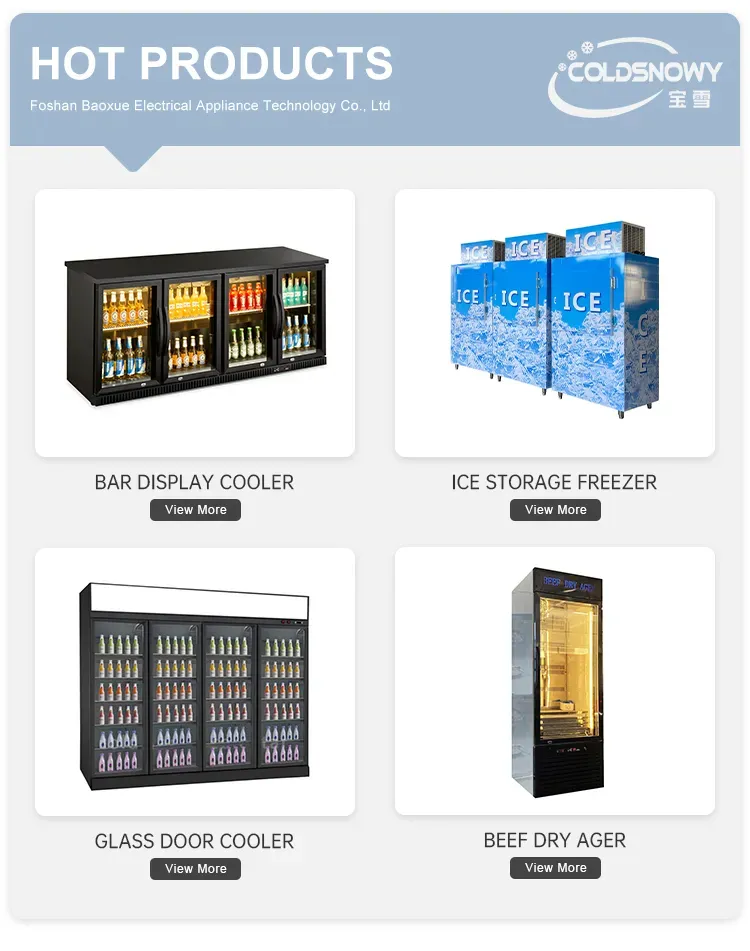 Professional Commercial Countertop Freezer Display Vertical Chiller Vertical Display Freezer