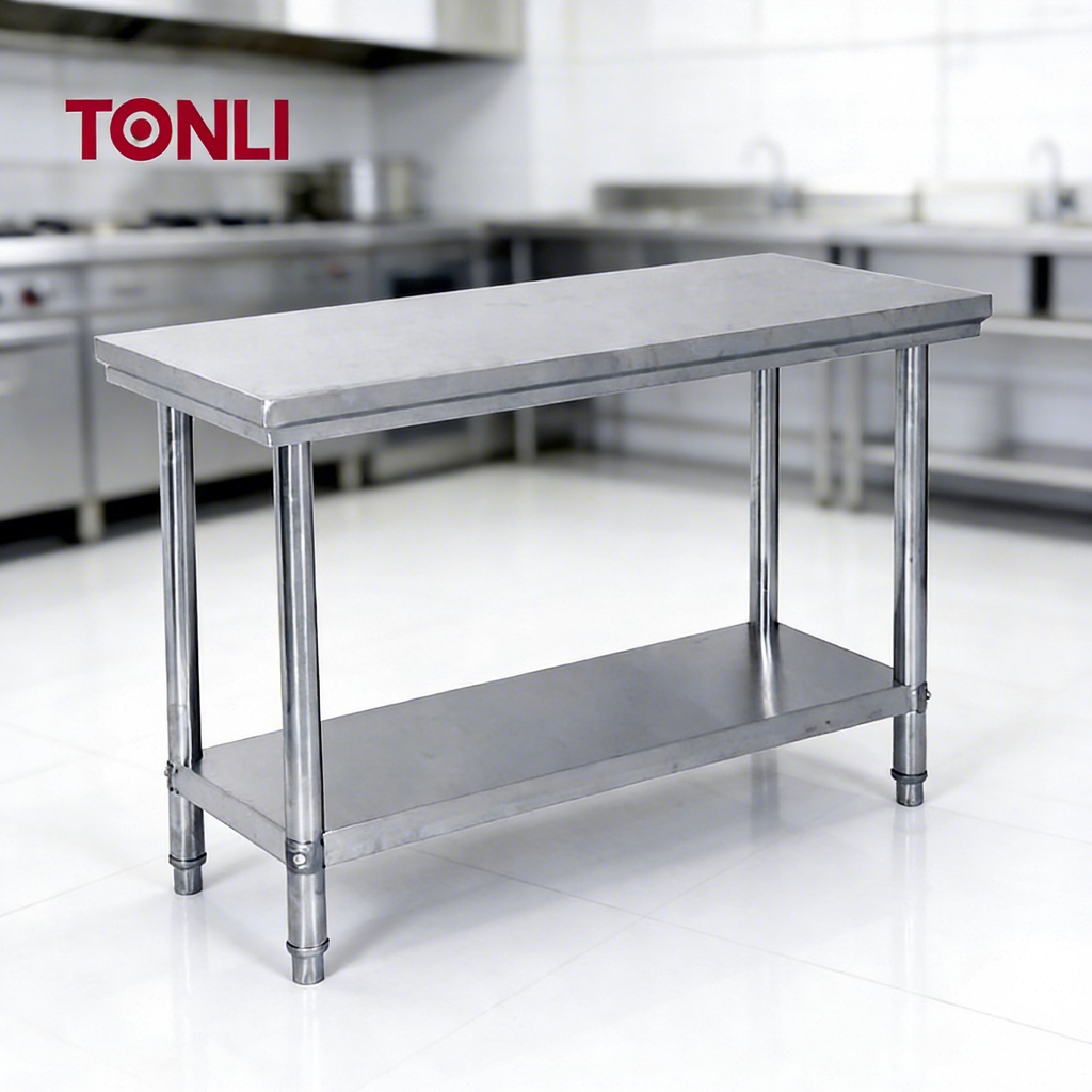 Wholesale Cheap Price 201 Stainless Steel Kitchen Work Table Commercial For Catering